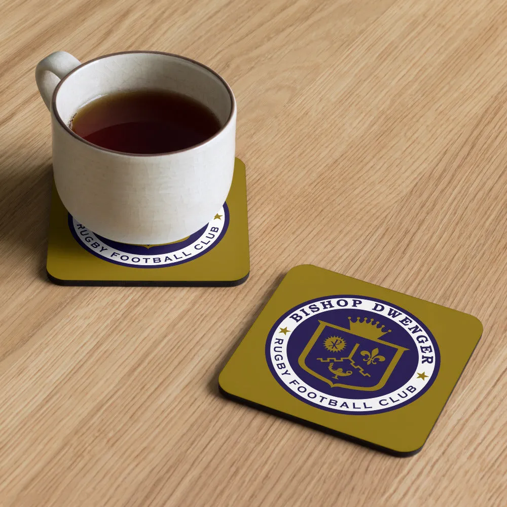 Bishop Dwenger RFC Cork-Back Coaster