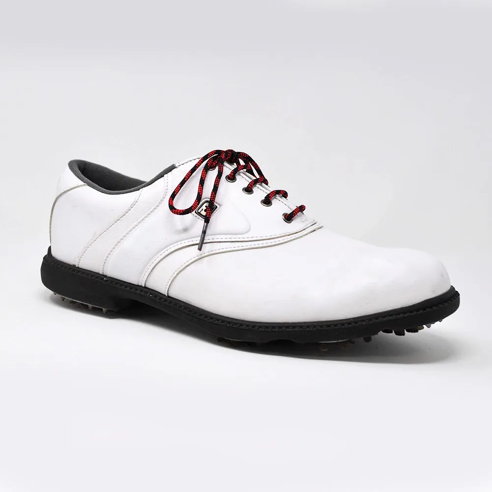 Black & Red Classic Round Golf Laces