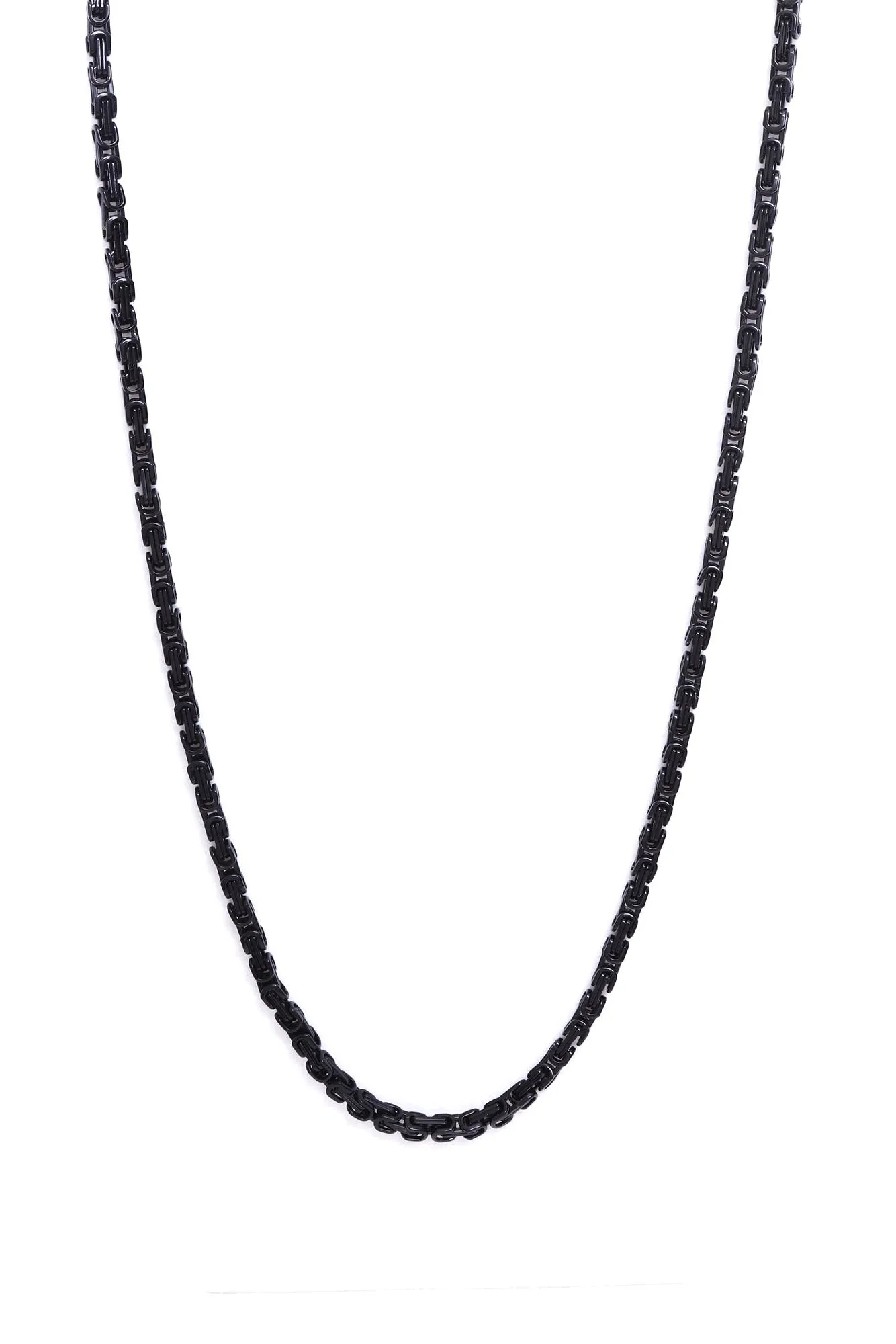 Blessed Up Chain Necklace - Black