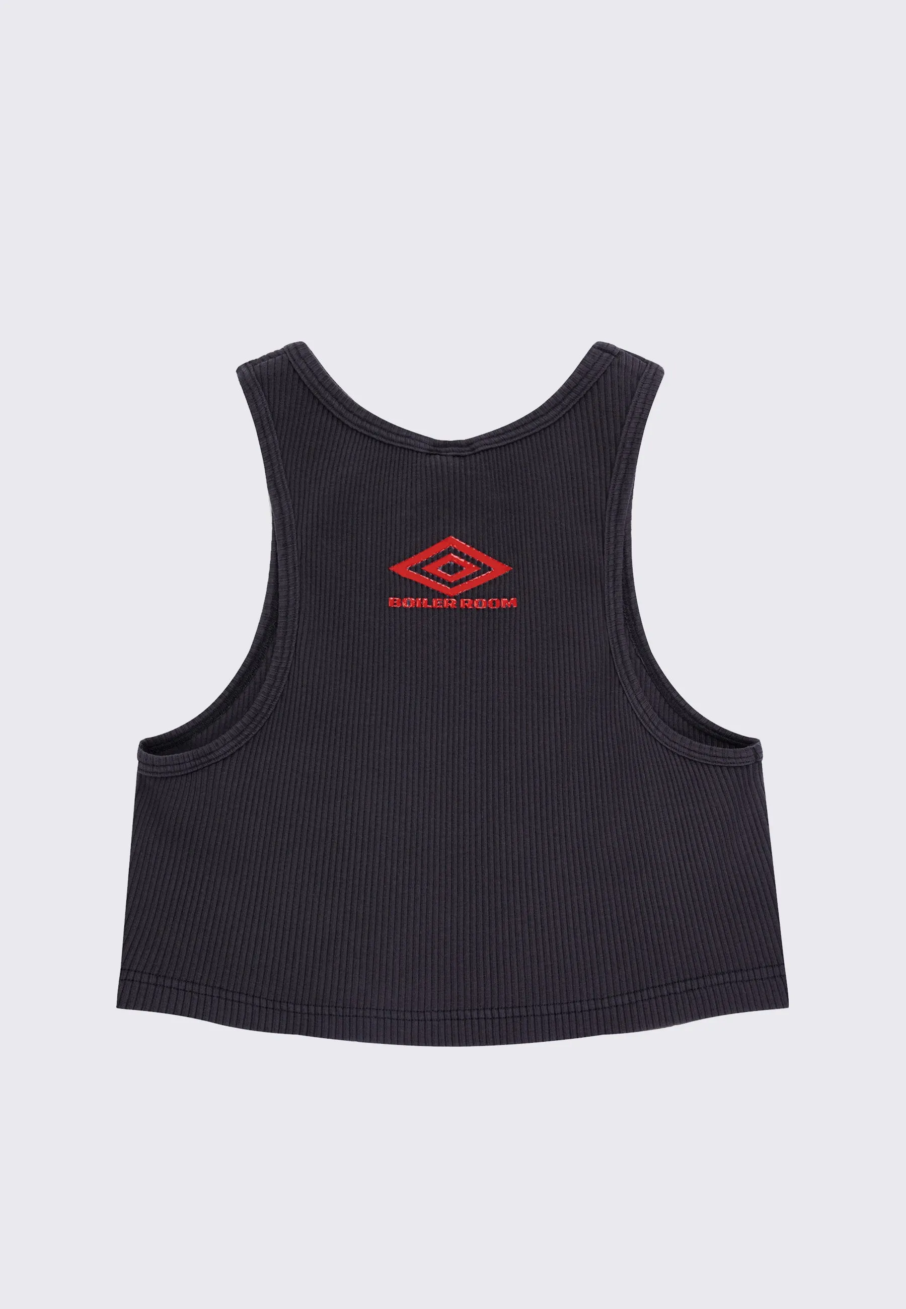 Boiler Room x Umbro Football Ribbed Top - Black