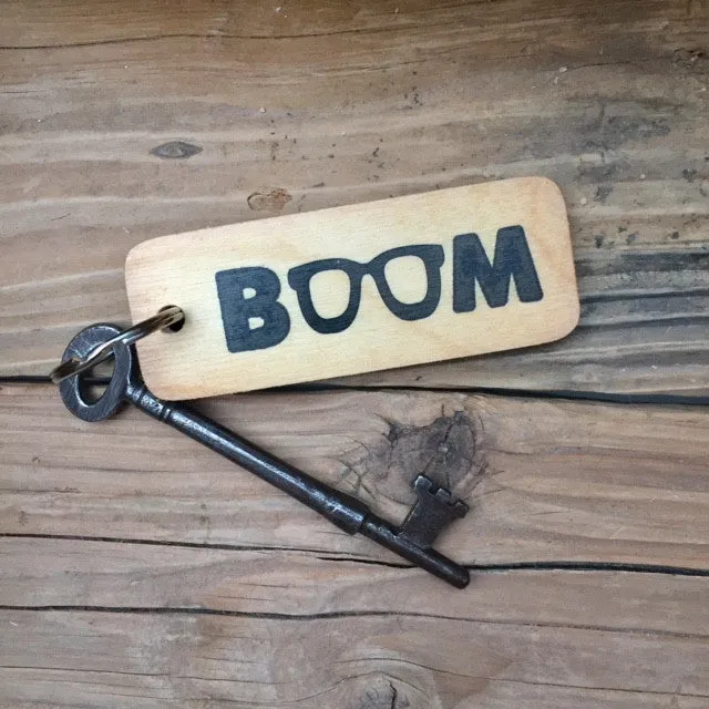 Boom! Wooden Sign RWS1