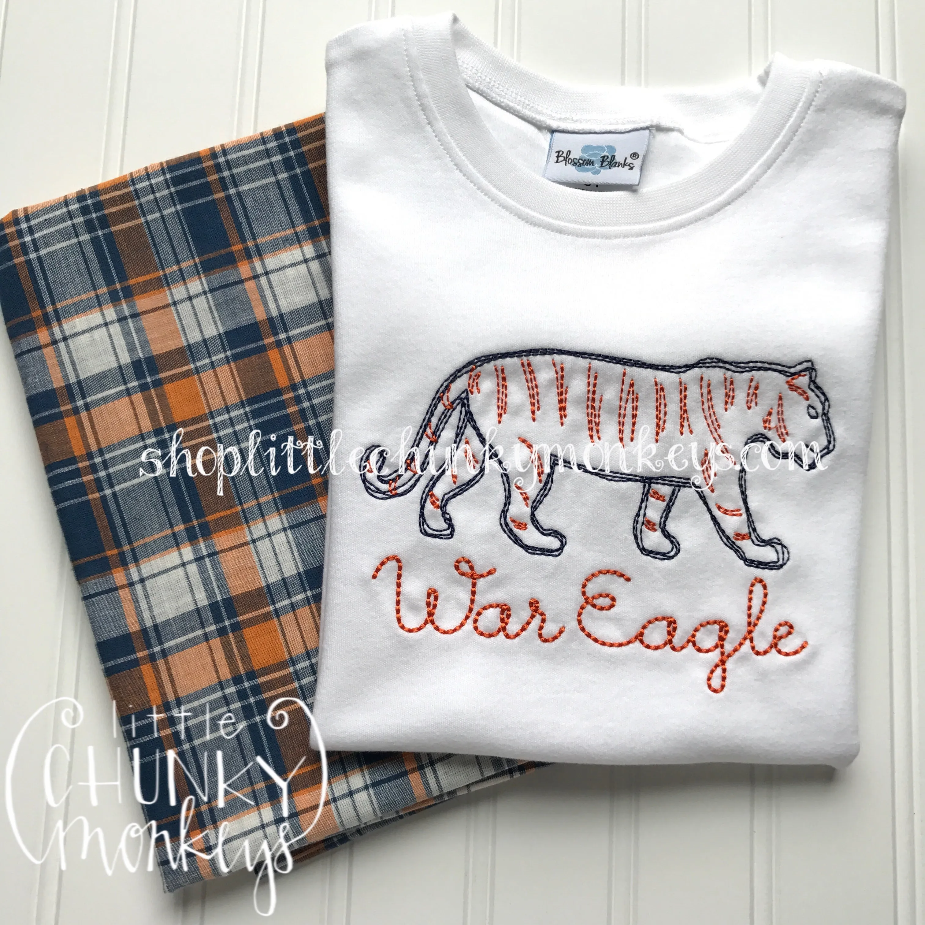 Boy Shirt - Stitch Tiger Shirt