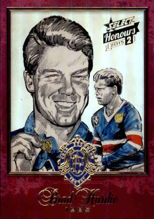 Brad Hardie, Brownlow Sketch, 2015 Select AFL Honours 2