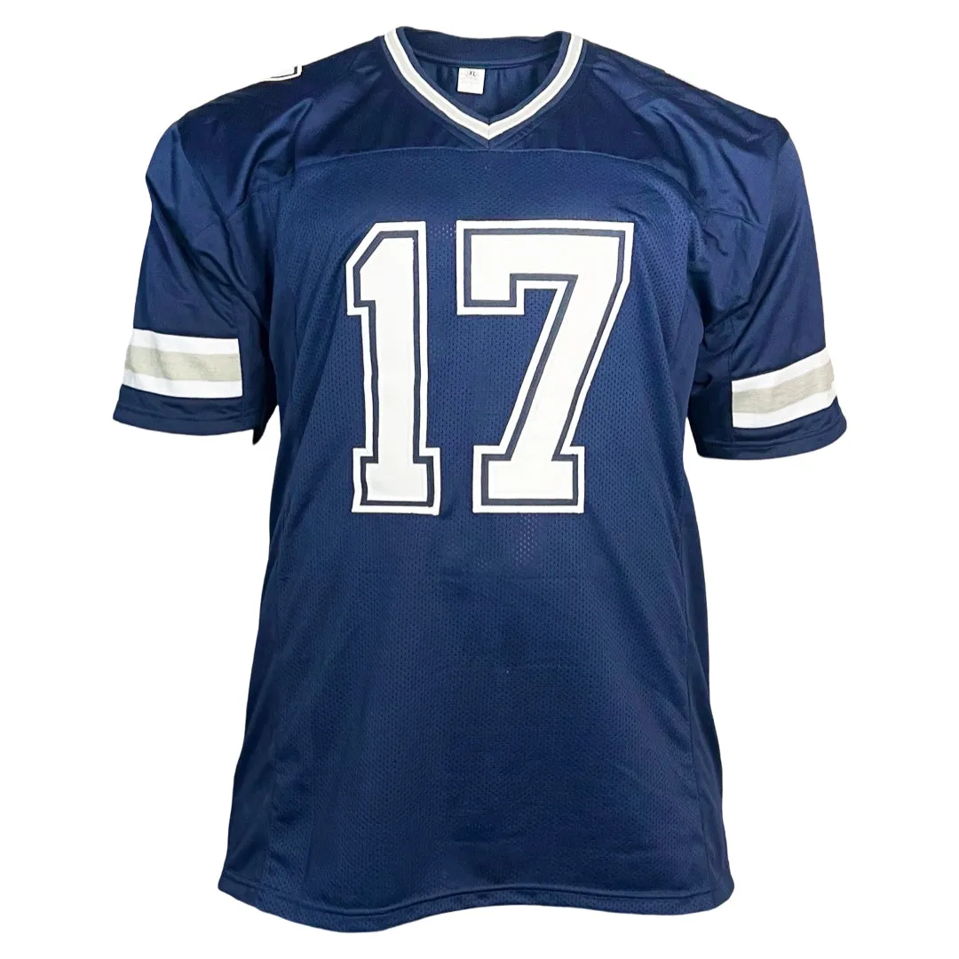 Brandon Aubrey Signed Dallas Blue Football Jersey (Beckett)