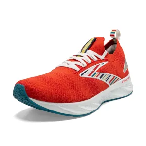 Brooks Women’s Levitate Stealthfit 6 Neutral Running Shoe - Red/White/Blue - 5 Medium