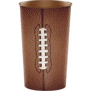 Bulk Football 22 oz Plastic Stadium Cups (20 per Case)