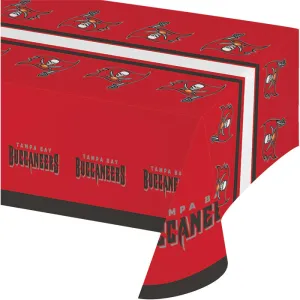 Bulk Tampa Bay Buccaneers Plastic Table Covers (12 per Case)