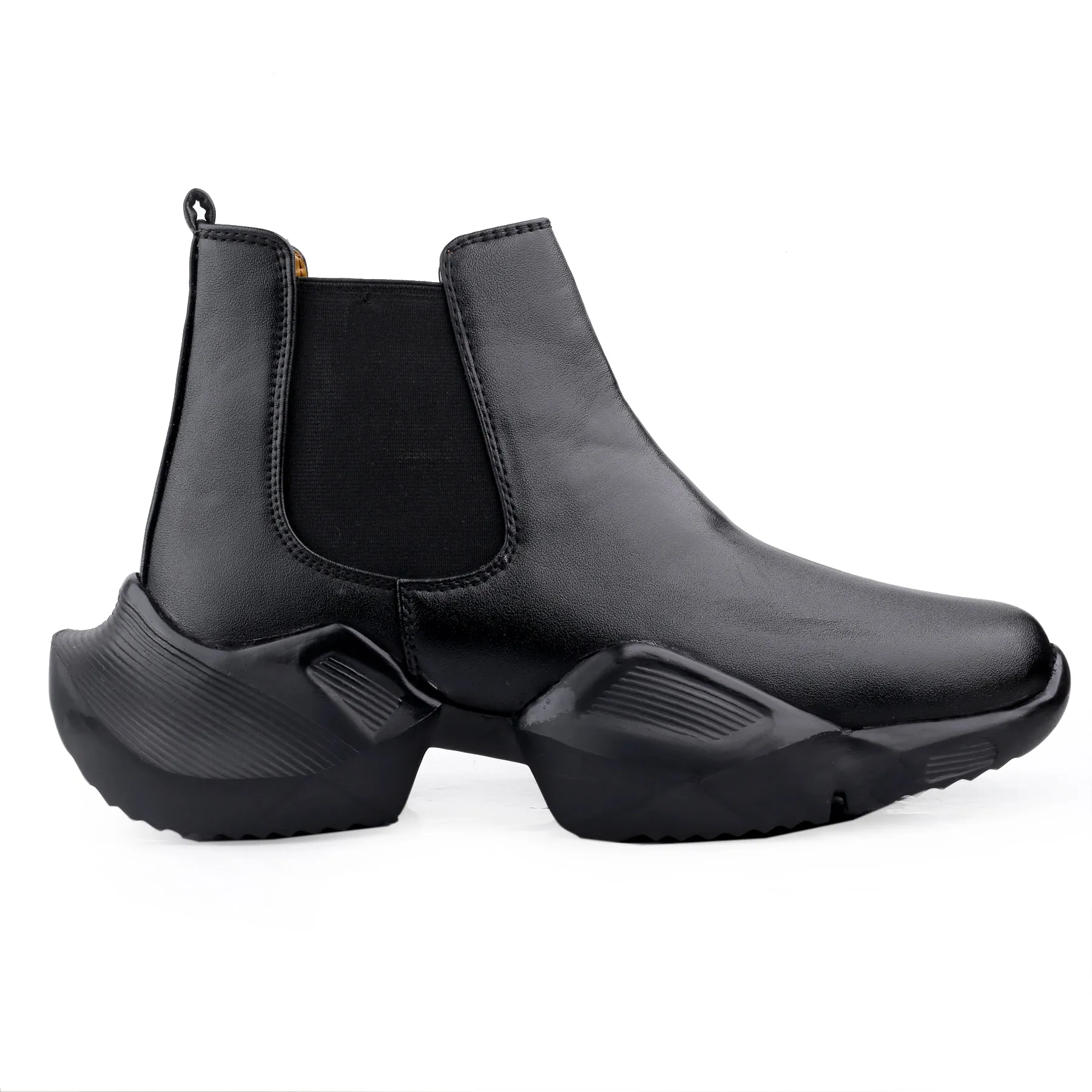 Bxxy's Faux Leather Comfort Wear Premium Chelsea Boots for Men