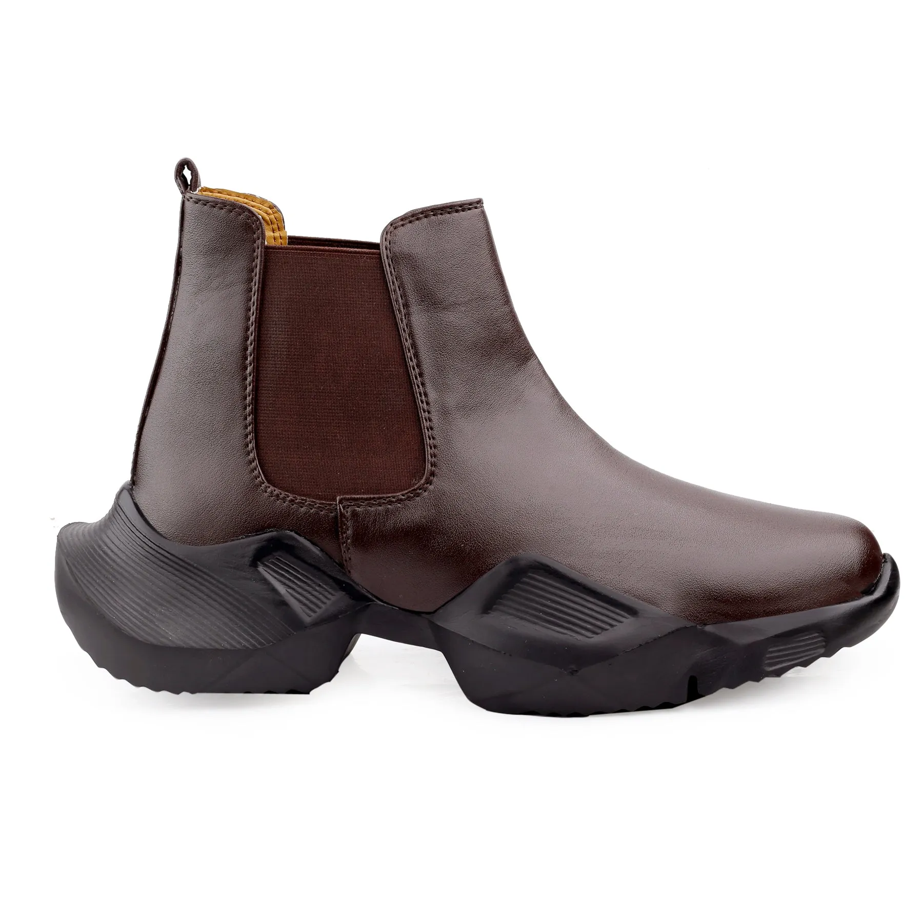 Bxxy's Faux Leather Comfort Wear Premium Chelsea Boots for Men