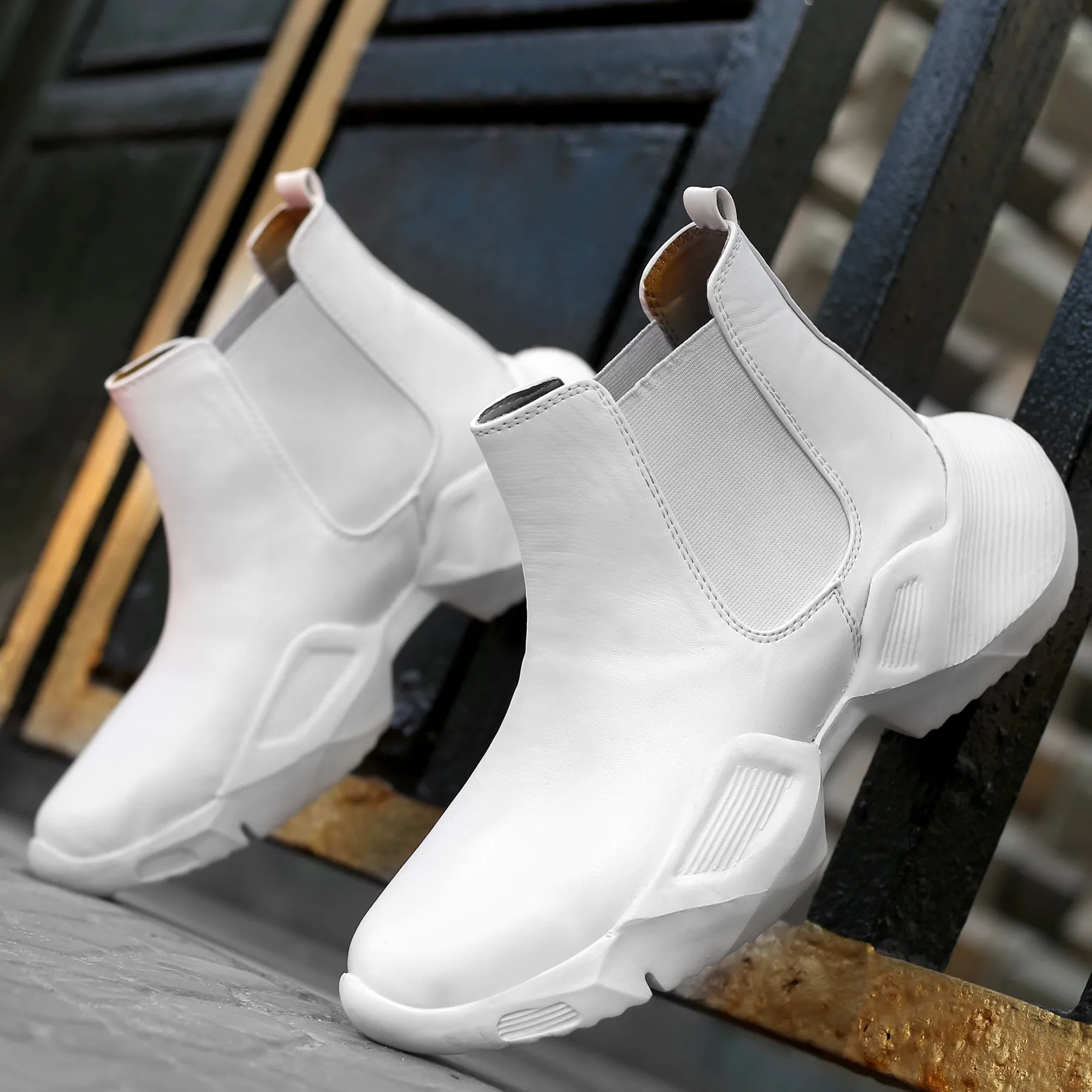 Bxxy's Faux Leather Comfort Wear Premium Chelsea Boots for Men