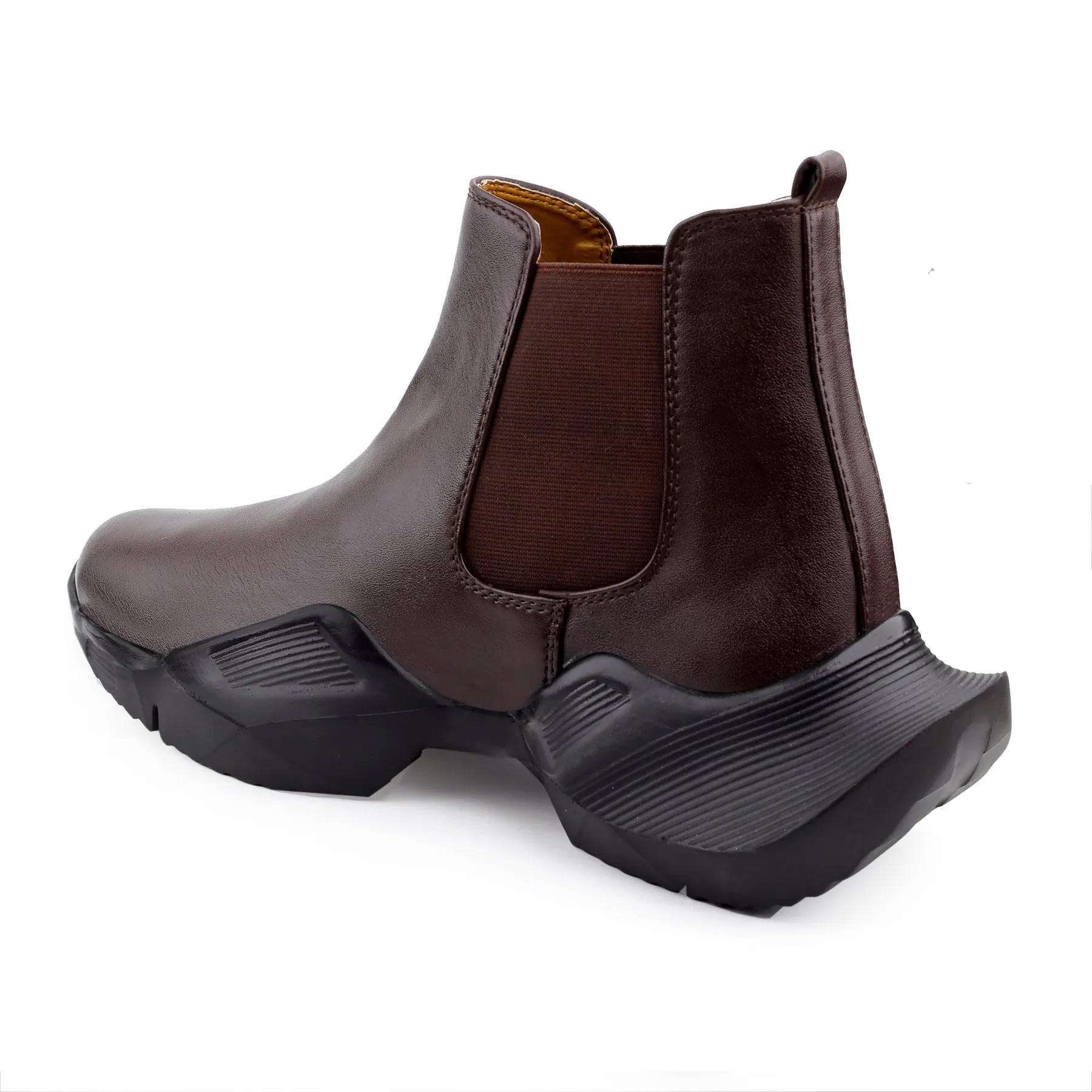 Bxxy's Faux Leather Comfort Wear Premium Chelsea Boots for Men