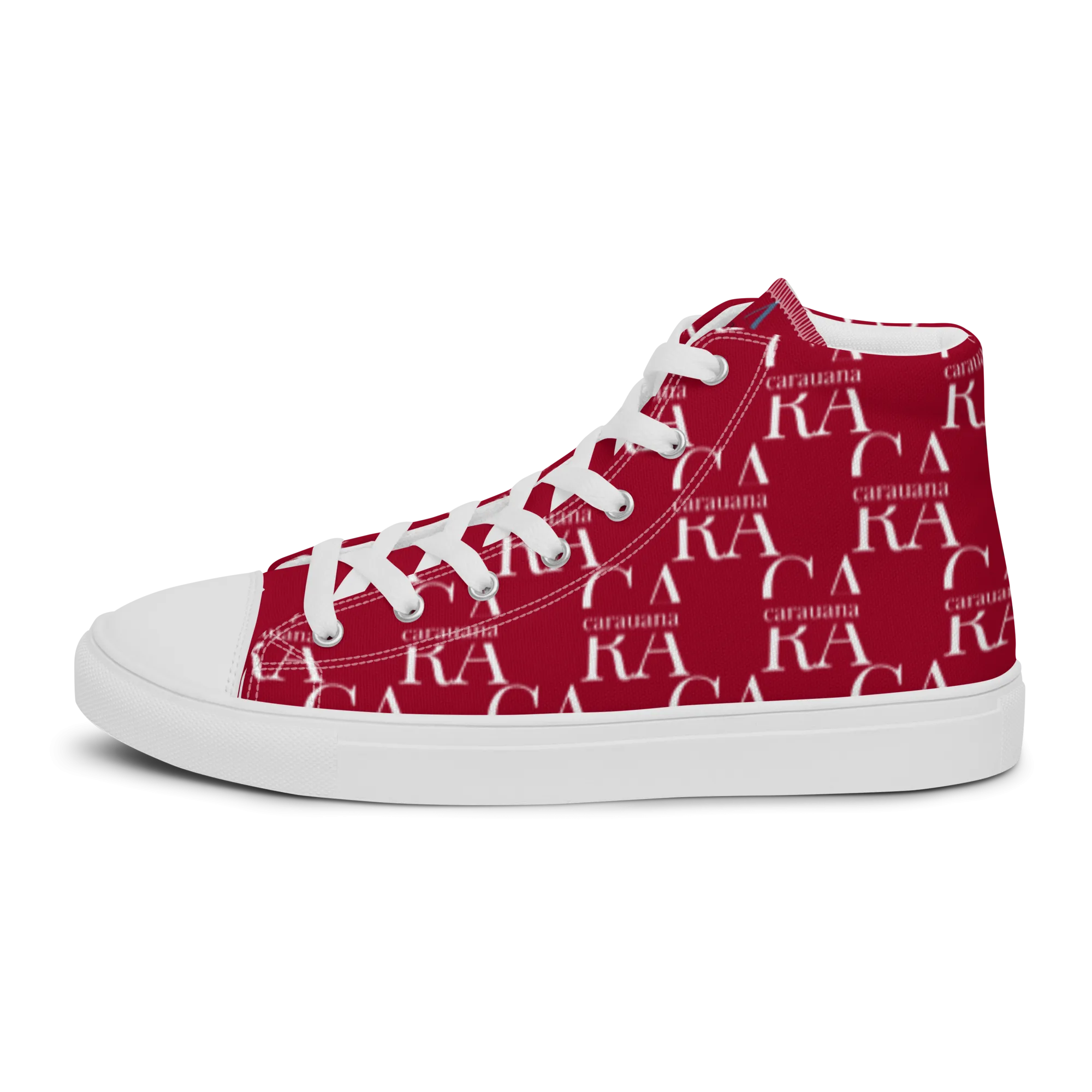 CARAUANA Hip Hop canvas shoes hot Red Branded