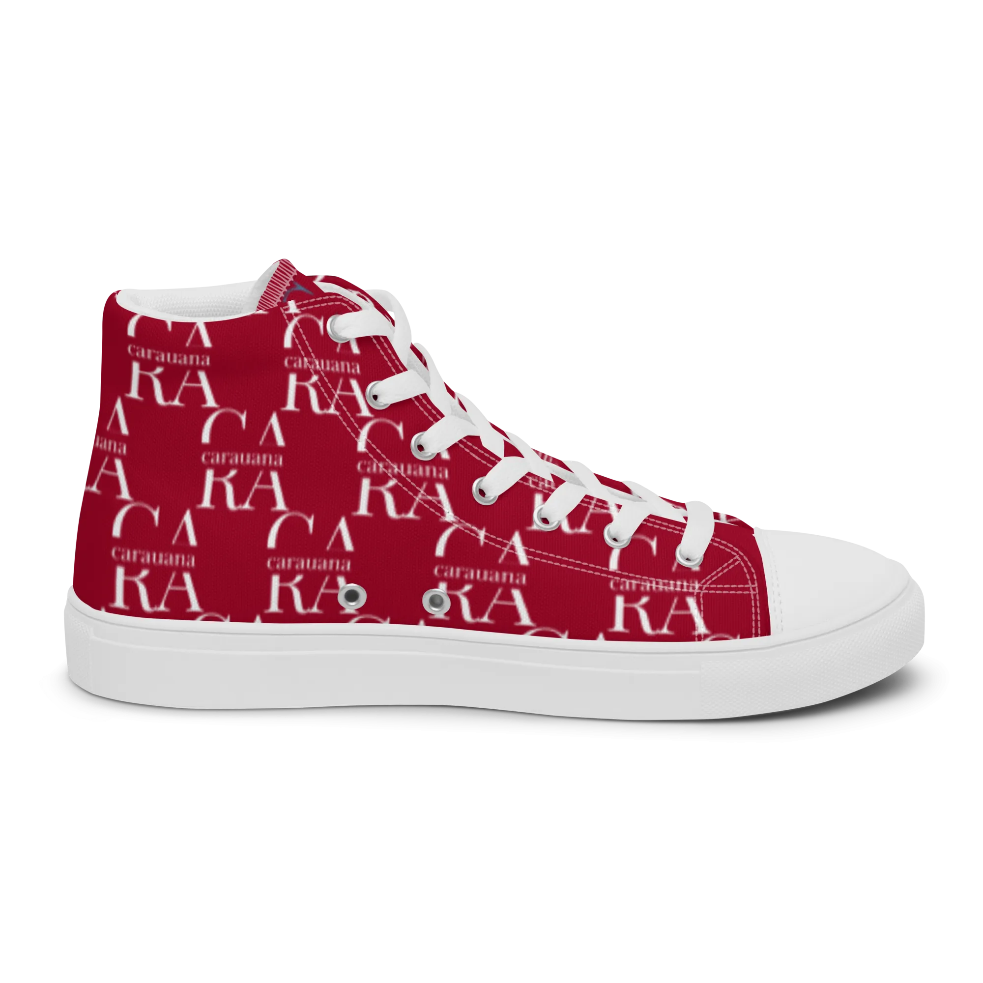 CARAUANA Hip Hop canvas shoes hot Red Branded