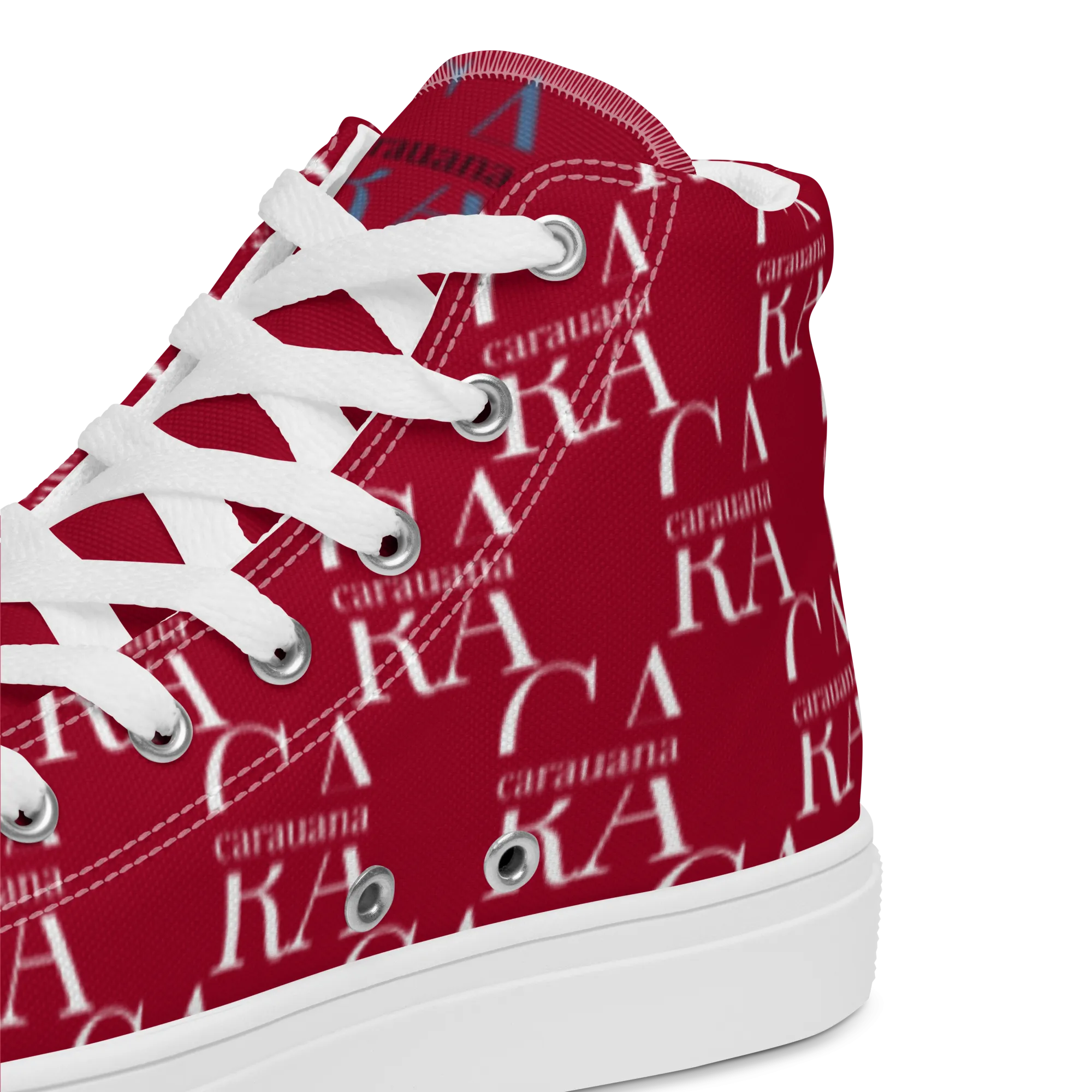 CARAUANA Hip Hop canvas shoes hot Red Branded