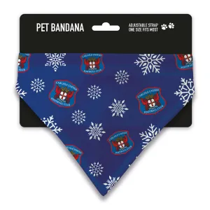 Carlisle United Xmas Snow Pet Bandana