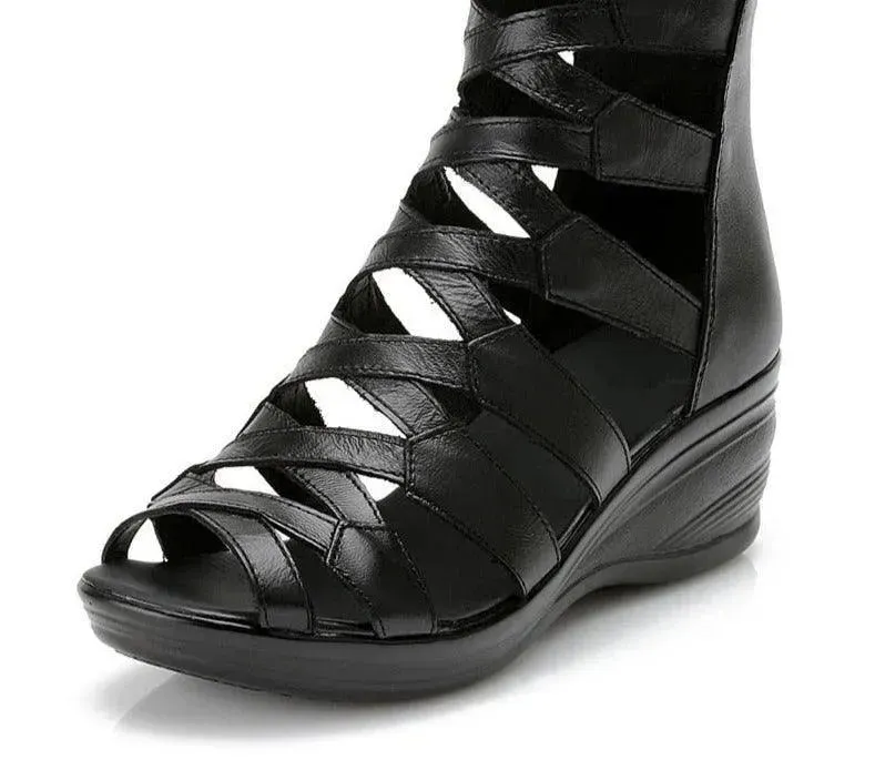 Casual Cross Wedge Sandals