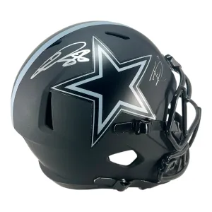 Ceedee Lamb Trevon Diggs Signed Dallas Cowboys Eclipse Speed Full-Size Replica Football Helmet (JSA)