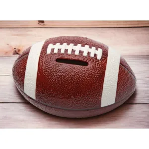 Ceramic Football Piggy Bank 5.9 Inch Great Son