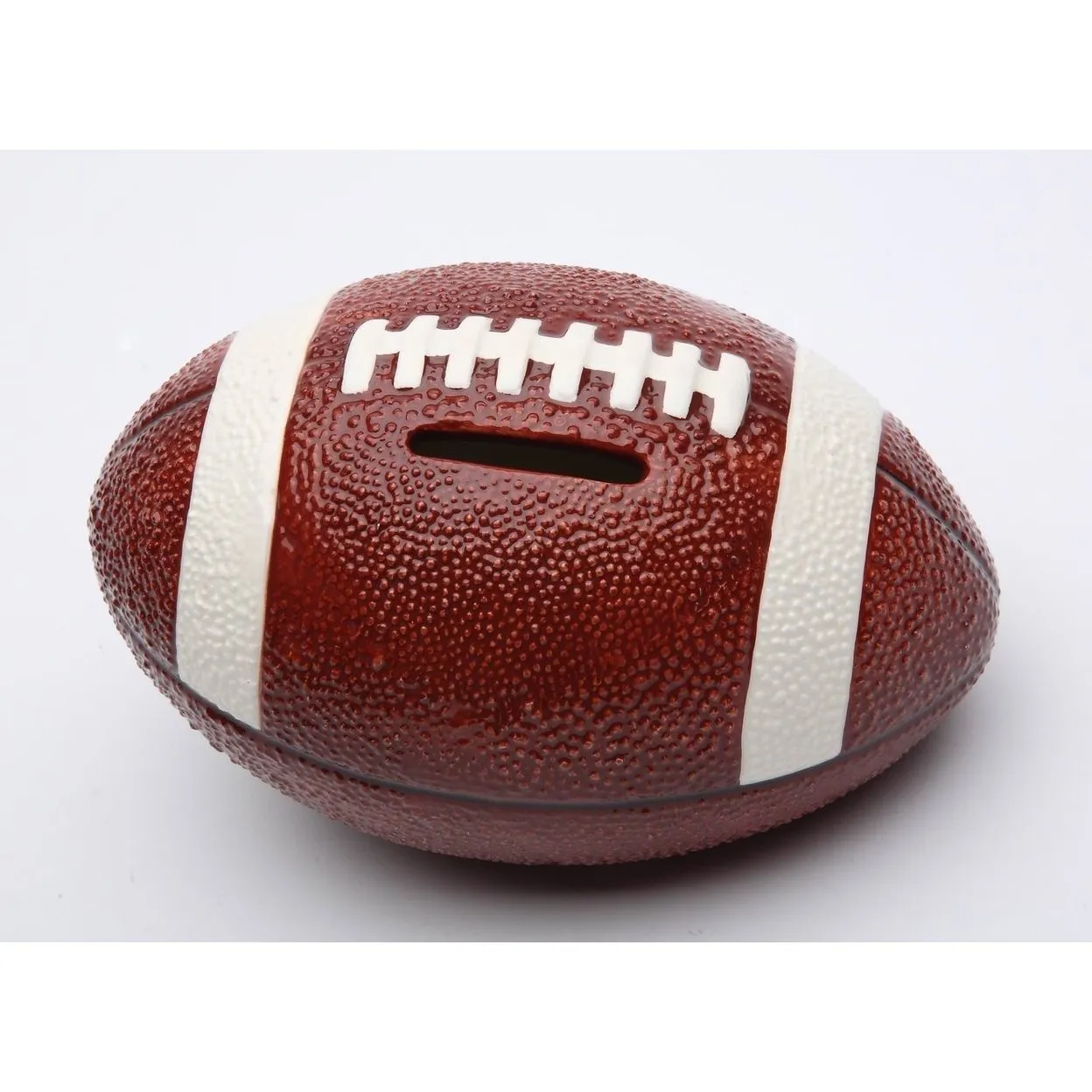 Ceramic Football Piggy Bank 5.9 Inch Great Son