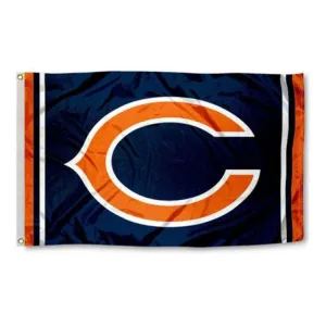 Chicago Pro Football Team Flag 3 x 5 Tailgate Flag Mancave Football Banner