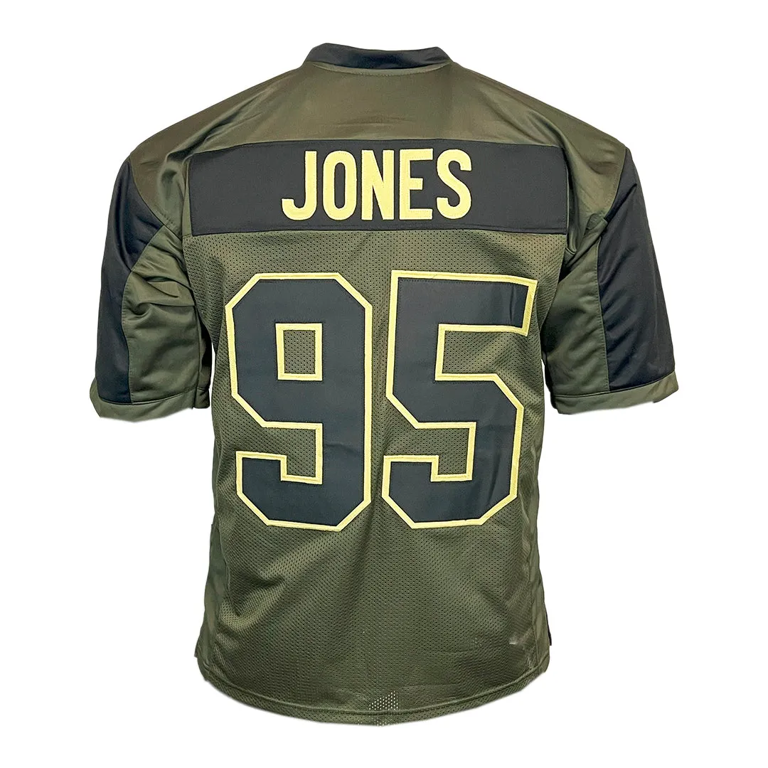 Chris Jones Unsigned Salute to Service Football Jersey