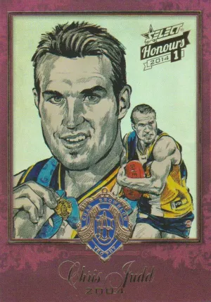 Chris Judd, 2004 Brownlow Sketch, 2014 Select AFL Honours 1