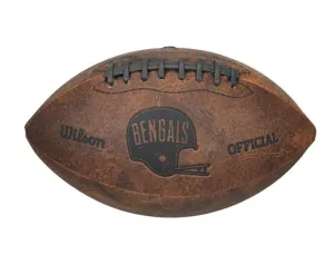 Cincinnati Bengals 9" Throwback Football Vintage logo