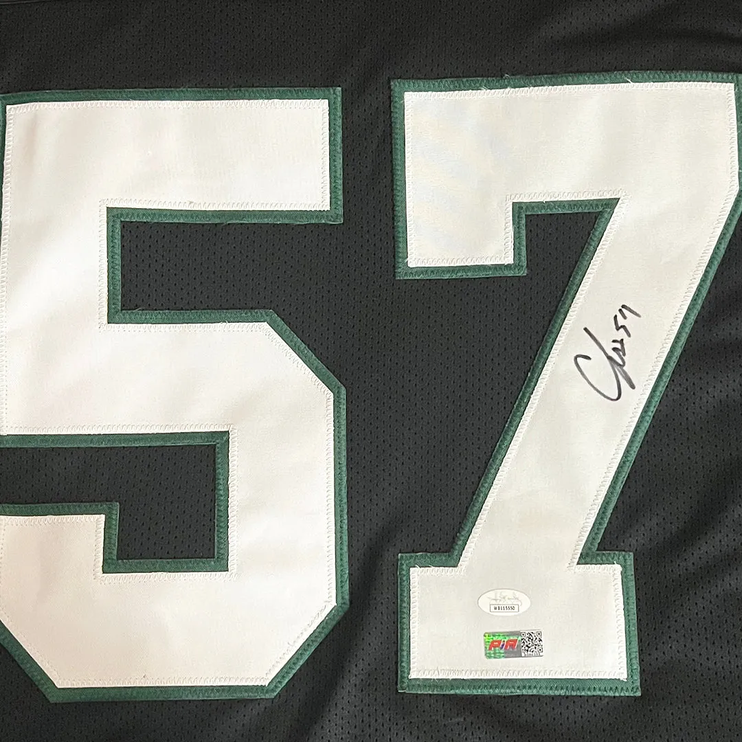 CJ Mosley Signed New York Black Football Jersey (JSA)