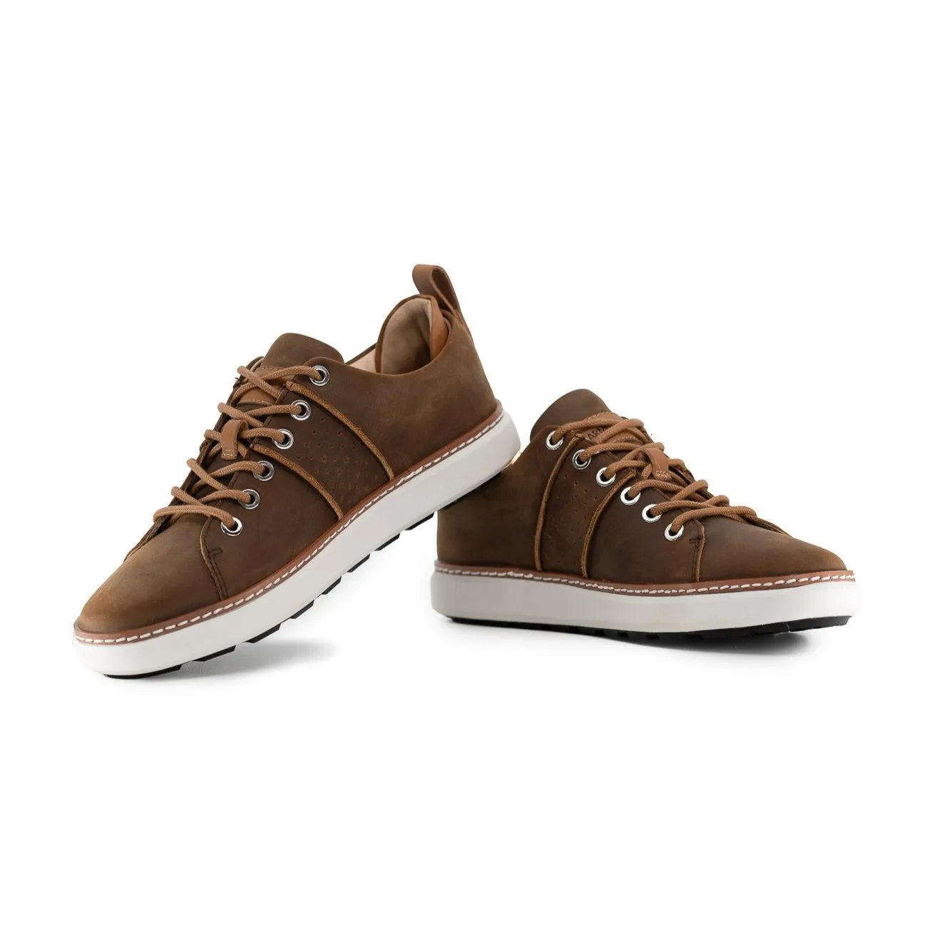 Classic Walker • Brown & White Leather