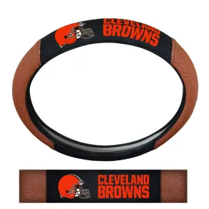 Cleveland Browns Football Grip Steering Wheel Cover 15" Diameter