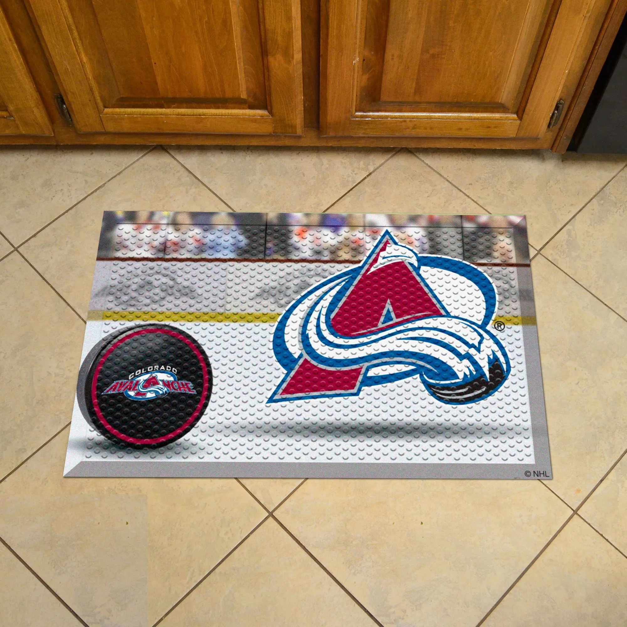 Colorado Avalanche Rubber Scraper Door Mat