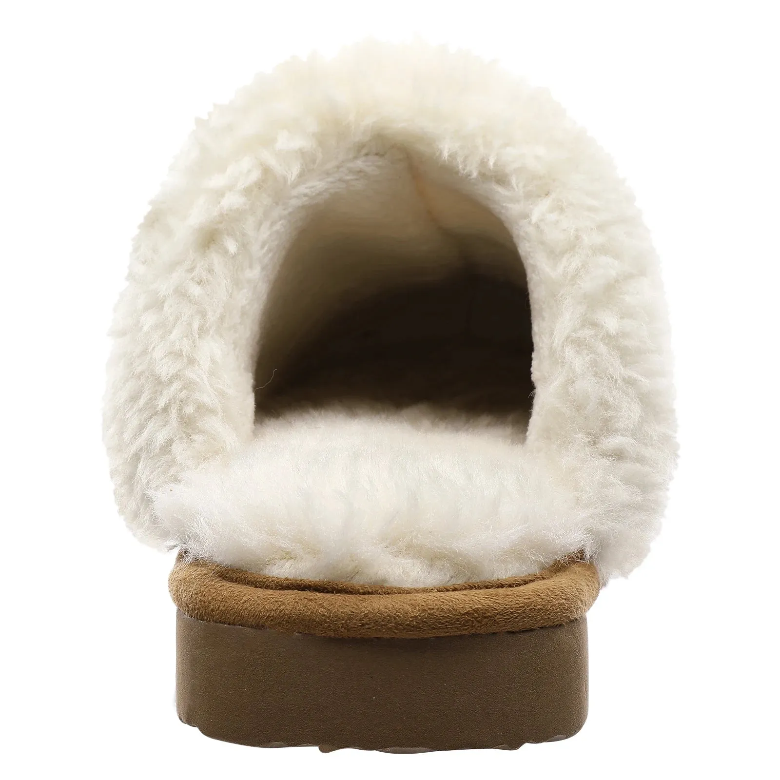 Comwarm Fluffy Fur Slippers for Women Winter Warm Home Slippers Faux Fur House Mules Shoes Indoor Bedroom Comfy Fuzzy Slides