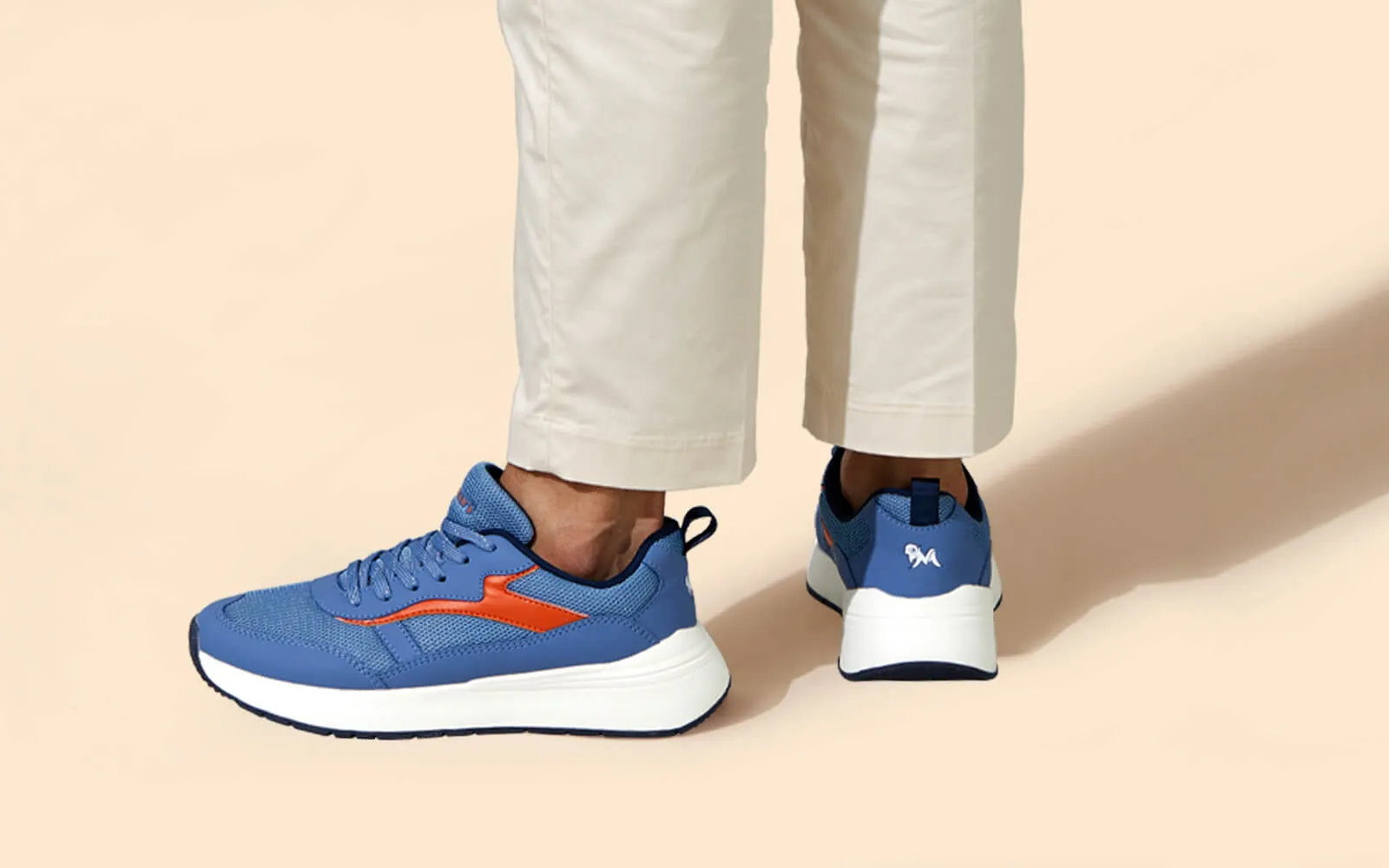 Cosmo Comfort Sneakers : Blue-Orange