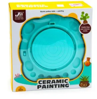 Creative ceramic painting table diy toy electric pottery wheel machine