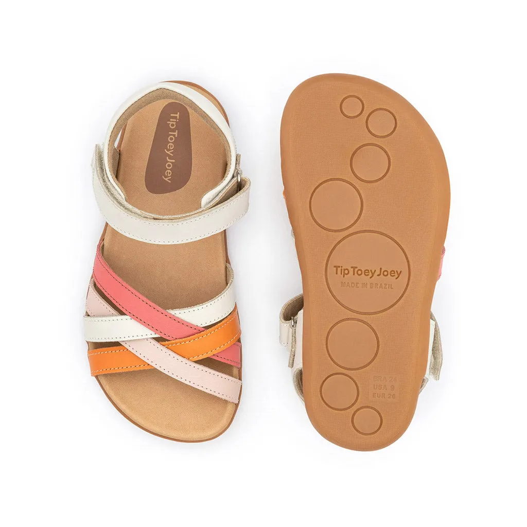 Criss Cross - Tapioca / Tangerine / Coral Matte (Kids)