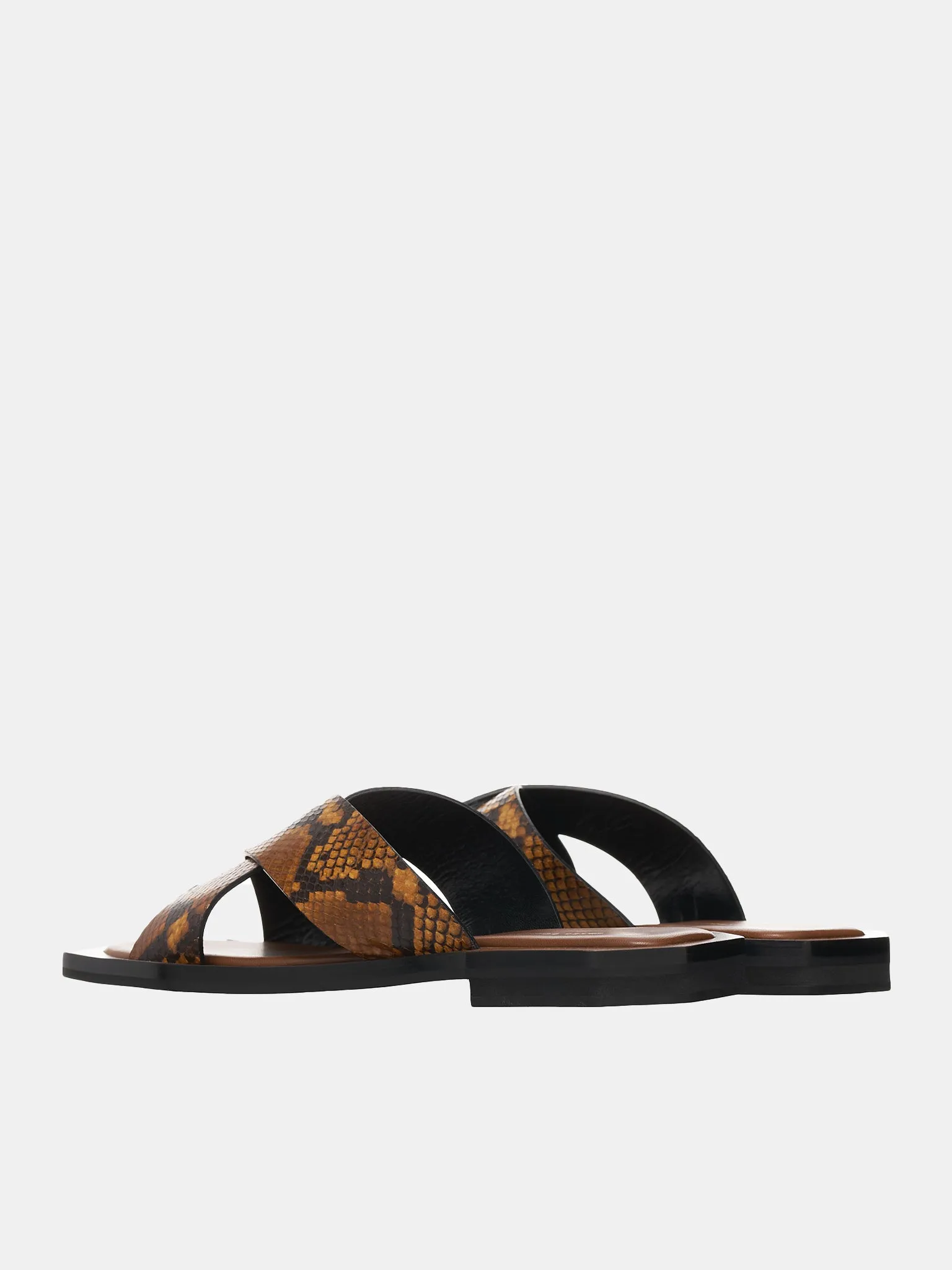 Cross Sandals (WBM40511A-17040-533-CUOIO)