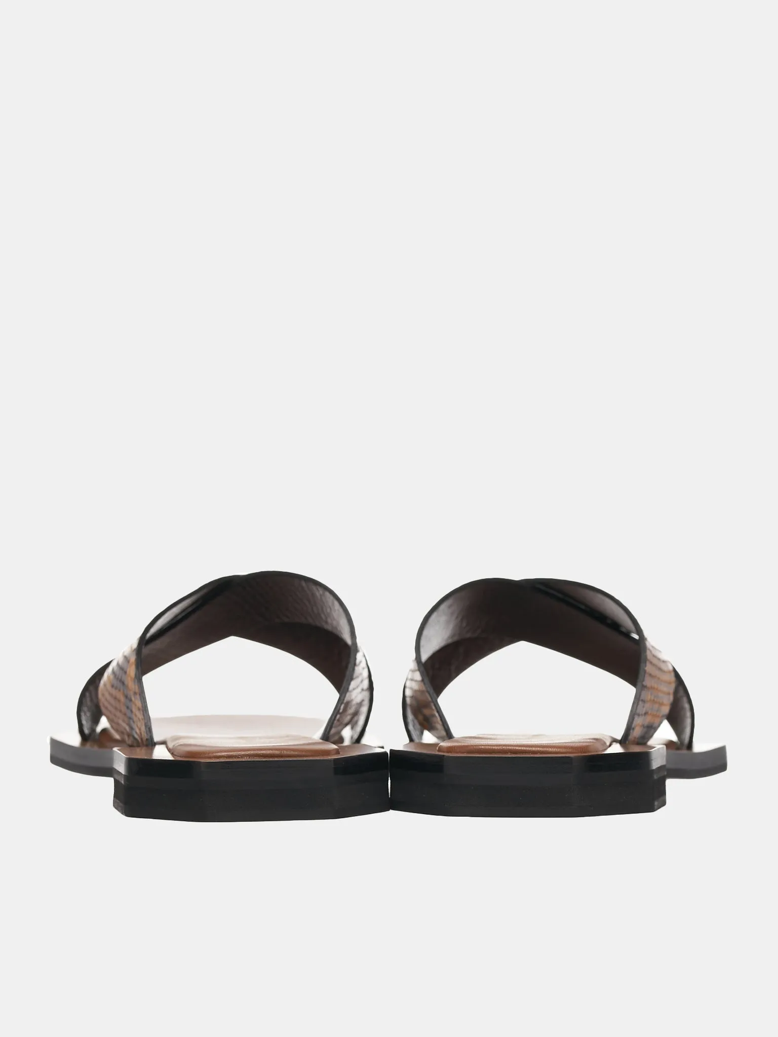 Cross Sandals (WBM40511A-17040-533-CUOIO)