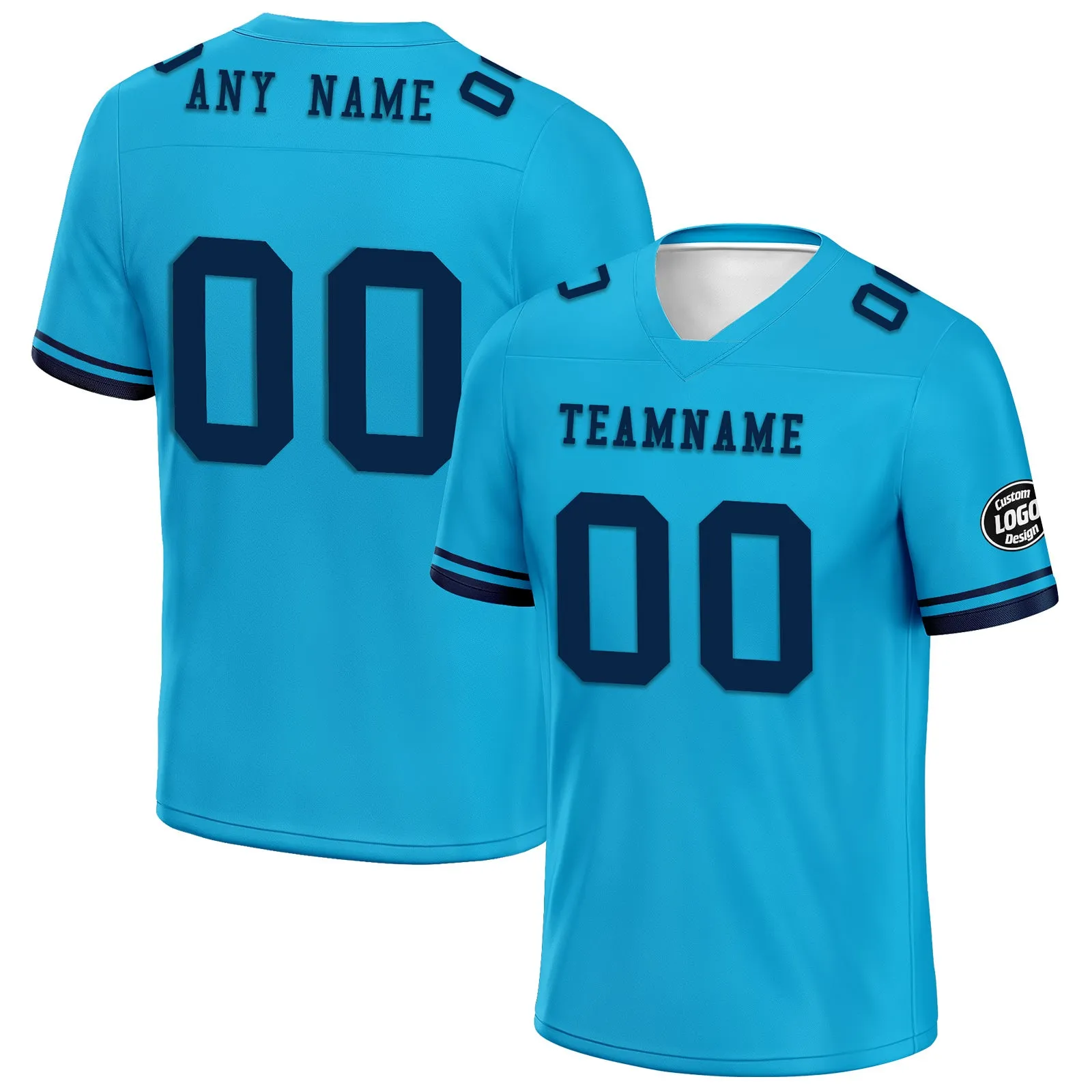 Custom Blue Tennessee Football Jersey and Firesoul Sports Shoes Combo Offer Personalized Combo ZH-D020273-32