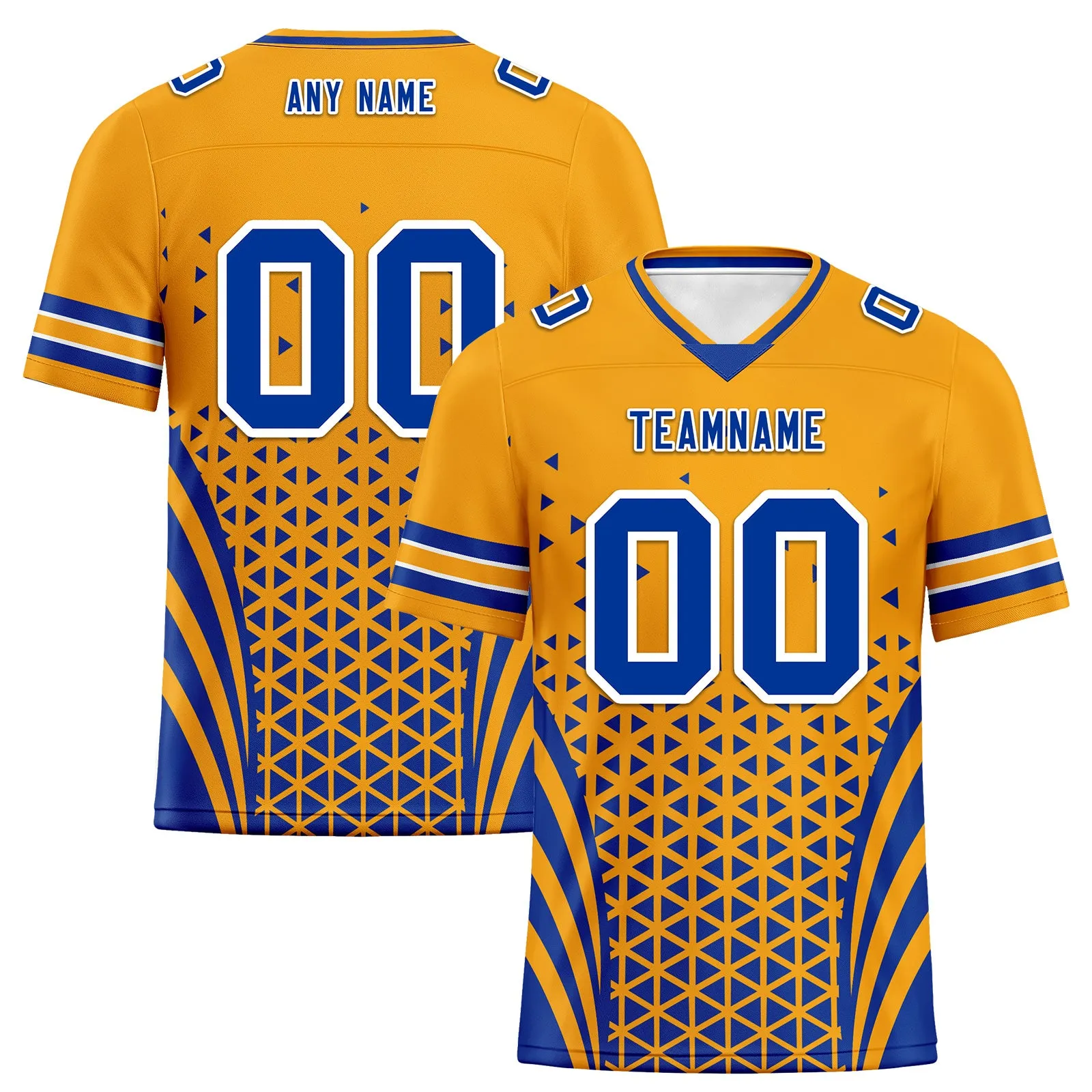 Custom Yellow White California Football Jersey and Sports Shoes Combo Offer Personalized Combo ZH-D023031-15