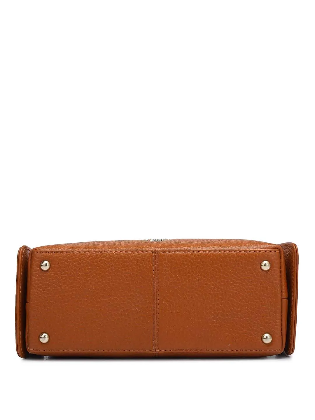 Da Milano Genuine Leather Orange Sling (01681) (Small)