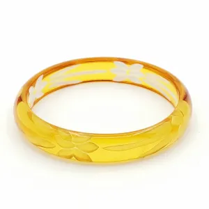 Daisy Bangle in Lush Orange by Lucky Lou Shoes