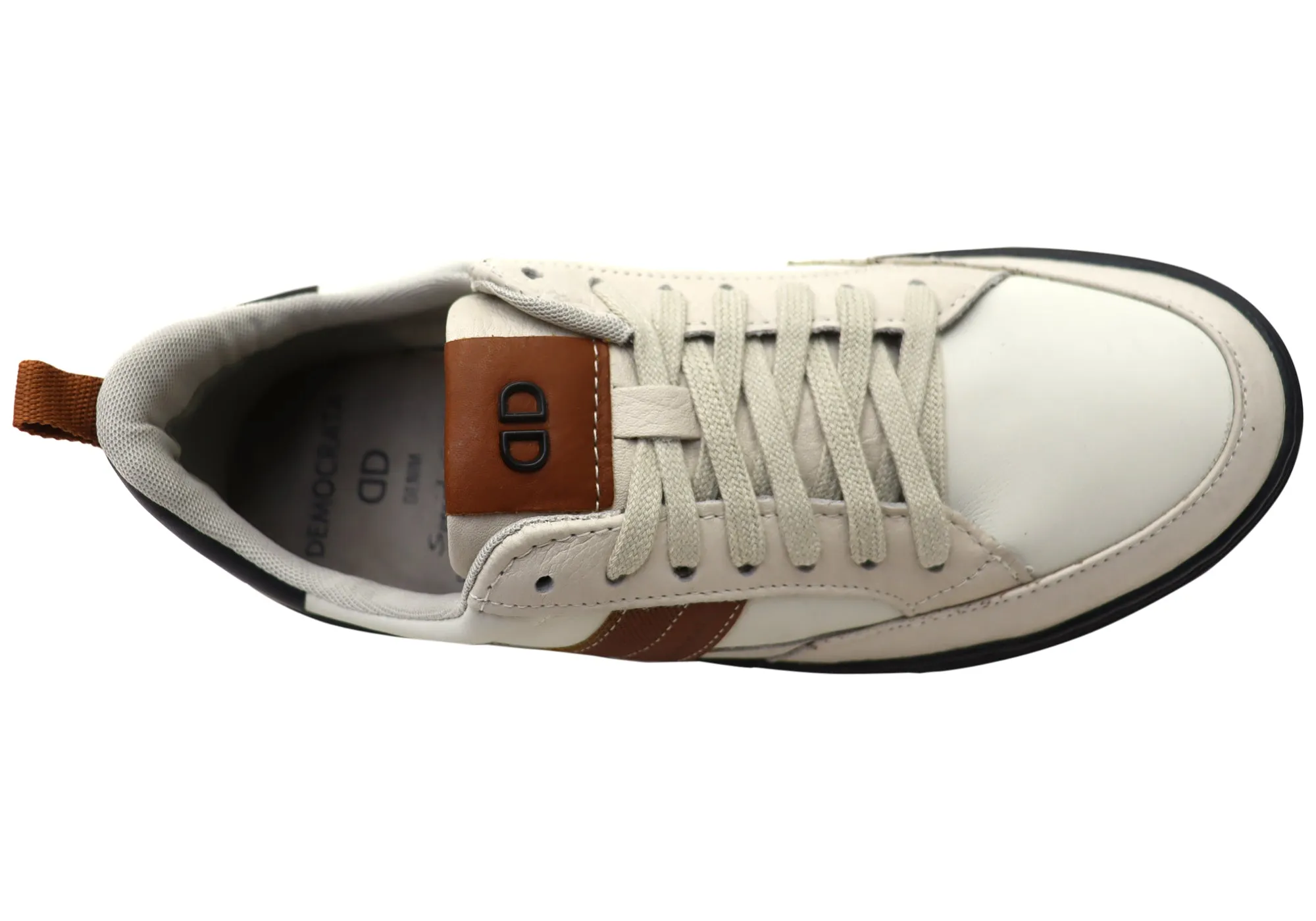 Democrata Brendon Mens Comfortable Leather Casual Shoes Made In Brazil