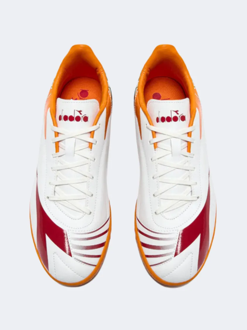 Diadora Maximus Elite R Men Football Shoes White/Pepper/Orange