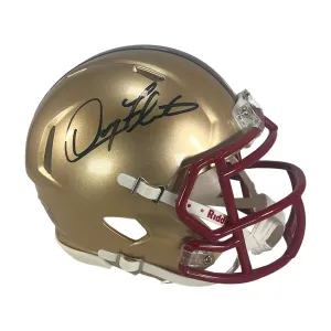 Doug Flutie Signed Boston College Eagles Speed Mini Football Helmet (Beckett)