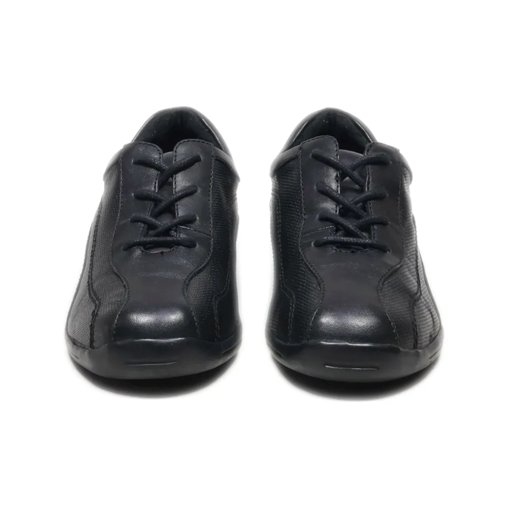 Dr. Scholl'S Sport Shoes Leather Black Colour For Women