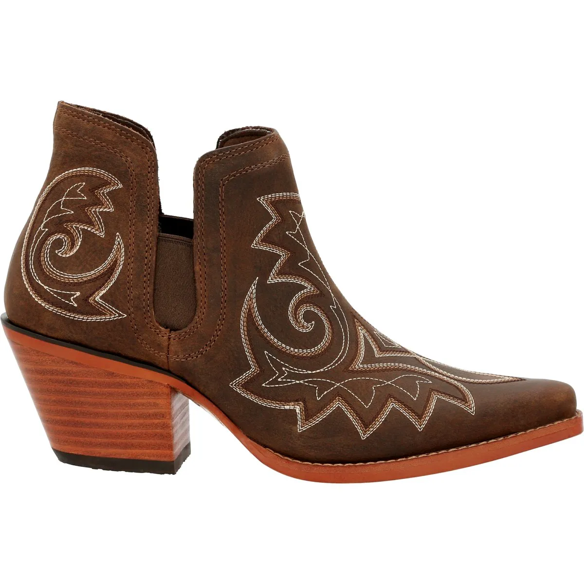 Durango Crush Women's Western Fashion Bootie Drd0399 In Coffee Brown