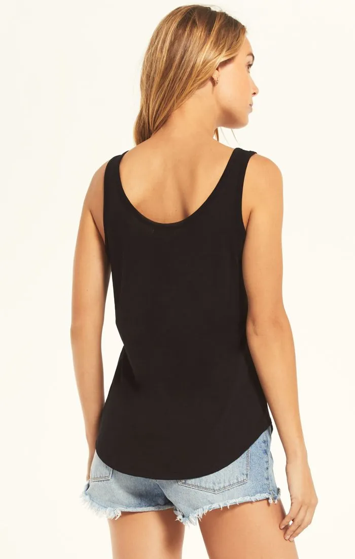 EASY COTTON TANK | BLACK