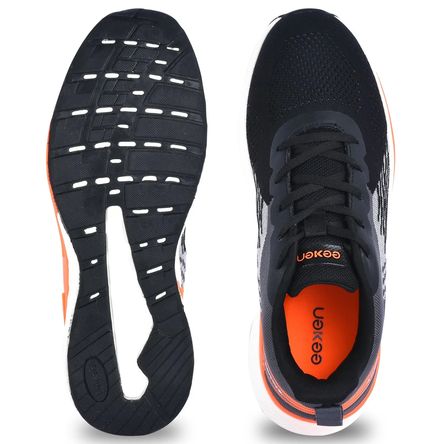 Eeken ESHGOA500 Black Athleisure Shoes For Men