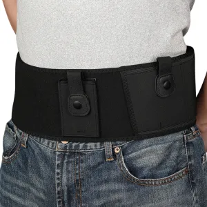 Elastic Outdoor Hidden Waist Belt, Size:50 inch Right Hand