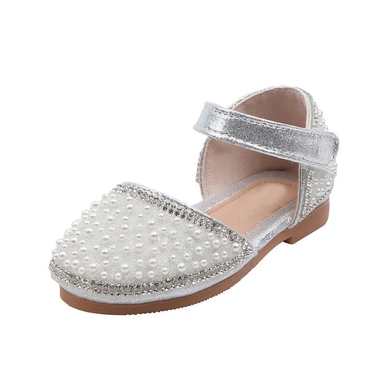 Elegant Princess Pearl Shoes Sparkling Pearl Shoes for Both Special Occasions and Everyday Wear